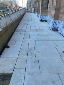 Scoutmoor Yorkstone paving